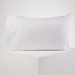 DISTRIHOGAR - Funda de Almohada Essencial 180 hilos Blanco 50 x 73 cm