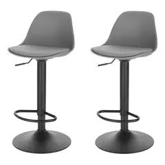MOBLIHOUSE - Set X2 Silla Bar Con Altura Ajustable Diseño Ergonómico