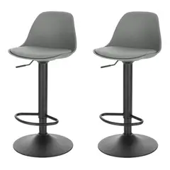 MOBLIHOUSE - Set X2 Silla Bar Con Altura Ajustable Diseño Ergonómico