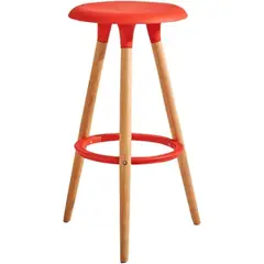 MOBLIHOUSE - Silla Para Barra Moderna Lucca Negra Diseños Únicos
