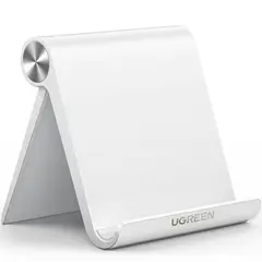 UGREEN - Soporte Portátil Ajustable Multiángulo para iPad Blanco