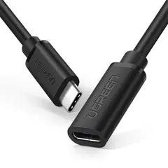 UGREEN - Cable de Extensión USB-C Macho a Hembra 05m Negro