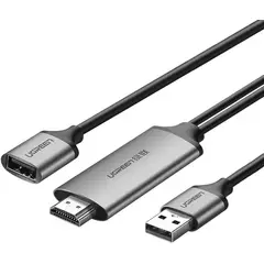 UGREEN - Adaptador USB a HDMI 15m Gris