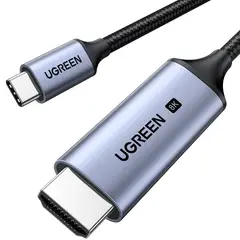 UGREEN - Cable USB C a HDMI Macho a Macho 15m Gris Negro
