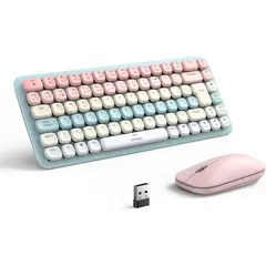 UGREEN - Teclado y Mouse Inalámbrico Gris