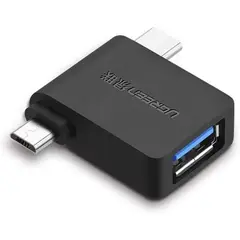UGREEN - Adaptador OTG 2 en 1