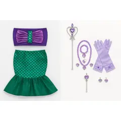 GENERICO - Disfraz sirena niña talla 5 disfraz sirenita ariel