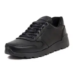 VIAR - Tenis Moda en Cuero Para Hombre Kiko Negro