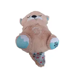 INFANTILES CAJUROMIX - Peluche Oso Cafe Que Respira Con Luz Y Sonido…