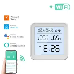 GENERICO - Sensor Temperatura Y Humedad Tuya Wifi Alexa Y Google