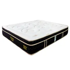 COLCHONES MOON - Colchon Cama SEMIDOBLE 120 x 190 BLACK TOP BOX Ortopedico BONEL.