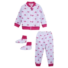 SANTANA - Pijama Térmica Bebé Magenta_.