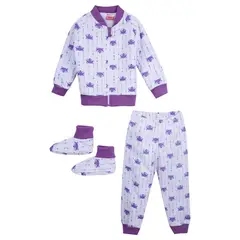 SANTANA - Pijama Térmica Niña Violeta