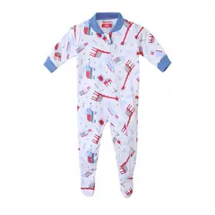 SANTANA - Pijama Térmica Bebé Azul