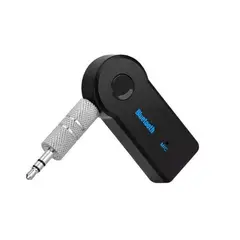 GENERICO - Auxiliar Bluetooth Recargable 3.5mm 2 En 1 Manos Libres Jack