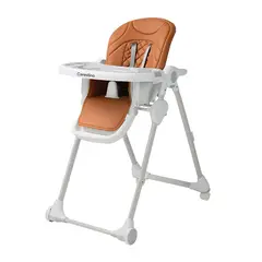 CARESTINO - Silla de comer Petra Marron Ocre