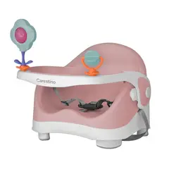 CARESTINO - Silla Comedor Booster Rosa