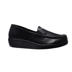 CALZADO ROMULO - Romulo Cuero Tubular Dama Mocasín Tacón Corrido
