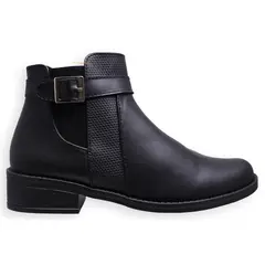 GENERICO - Botines Para Mujer Tacón Ancho 3 12