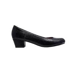 GENERICO - Zapato En Charol Para Dama Tacón Ancho 3 12