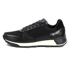 VIAR - Tenis Moda en Cuero Para Hombre Dukati01 Negro