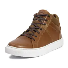 VIAR - Tenis Bota Moda en Cuero Para Hombre Fiodor05 Miel