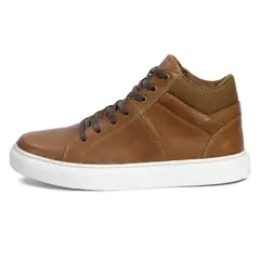 VIAR - Tenis Bota Moda en Cuero Para Hombre Fiodor05 Miel