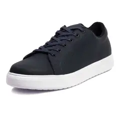 VIAR - Tenis Moda en Cuero Hombre Willy02 Azul