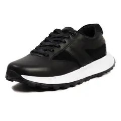 VIAR - Tenis Moda en Cuero Hombre Nadal Negro