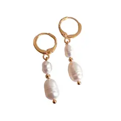 BY CAMI - Aretes Perla Catalán