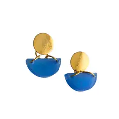 BY CAMI - Aretes en resina referencia Barco