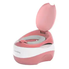 CARESTINO - Bacinilla Entrenamiento 3 en 1 con Reductor Rosa