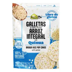 KARAVANSAY - Galleta Arroz Integral Quinua X 60G