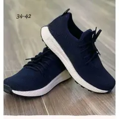 GENERICO - TENIS COLOR AZUL SUELA BLANCA UNISEX_.