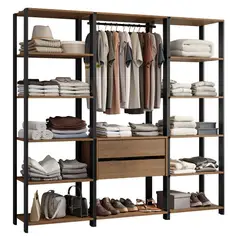 MADESA - Closet Modulado Abierto Valencia 188 cm 01