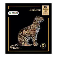 INGENIO - Rompecabezas 120 Piezas Jaguar Ocelote Madera