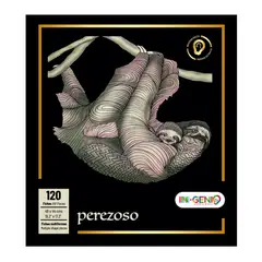 INGENIO - Rompecabezas 120 Piezas Oso Perezoso Madera