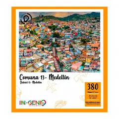 INGENIO - Rompecabezas 380 Piezas Comuna 13 Medellín Madera