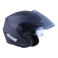 EDGE HELMETS - Casco Edge Semi Integral Jaguar Certificado DOT - Negro - S