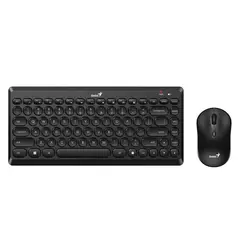 GENIUS - Combo Teclado + Mouse Inalámbrico Luxemate Q8000 Blk