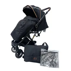 MAXIBABY - Coche Tipo Maleta Reversible Bebe+Pañalera+ Forro Lluvia