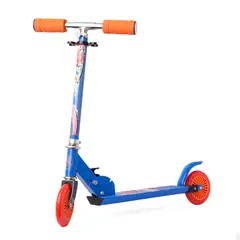 HOT WHEELS - Patineta Scooter Folding Junior Azul 2 Ruedas