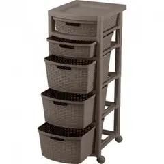 RIMAX - Cajonero Shia 5 Gavetas Mocca