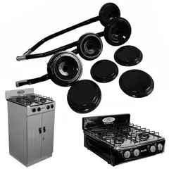 GENERICO - Juego Venturi Cocina 4 Puestos Yamagas Completo