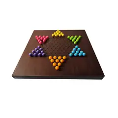 GENERICO - Damas Chinas En Estrella Juego Familiar En MDF