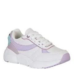 FRATTINI - Tenis de Niña marca en Color BLANCO LILA / TENIS FUZ 60-24-2