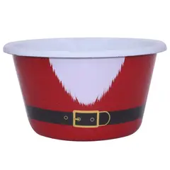 MACUIRA - Bowl Navidad Cónico 430ml Peltre Papa Noel