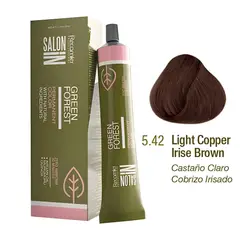 RECAMIER - Tinte Green Forest SalonIn 5.42 Castaño Claro Cobrizo Irisado