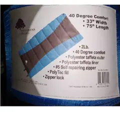 GENERICO - Saco De Dormir Rectangular Wildemess Ribge