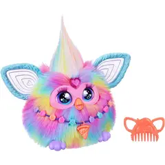 HASBRO - Juguete Peluche Interactivo Furby Tie Dye Se Mi Mejor Amigo